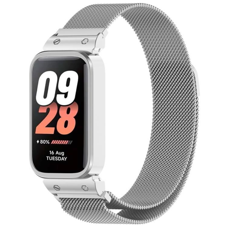 xDfind Watch Frame Integrated Milan Magnetic Metal Watch Band, For Redmi Band 2 / Xiaomi Smart Band 8 Active