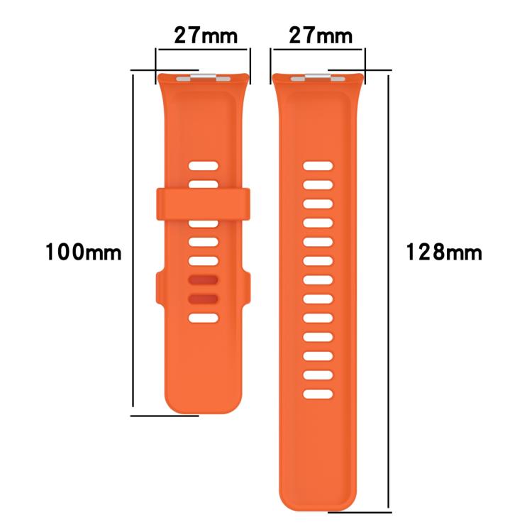 xDfind Solid Color Silicone Sports Watch Band