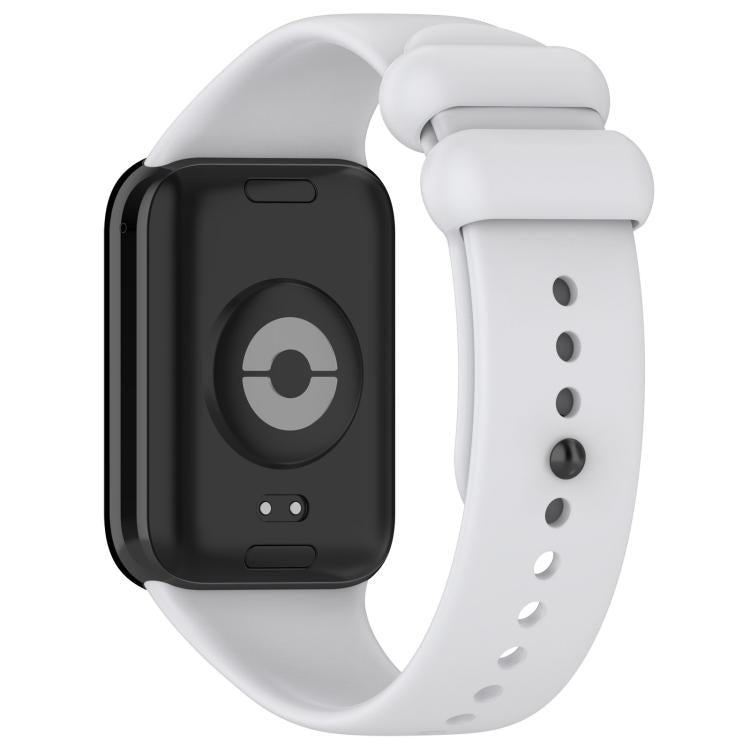 xDfind Solid Color Black Buckle Silicone Watch Band, For Redmi Watch 6 / Watch 5 / Watch 4