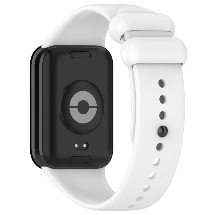 xDfind Solid Color Black Buckle Silicone Watch Band, For Xiaomi Band 10 Pro/9 Pro/Redmi Watch 6/5/4