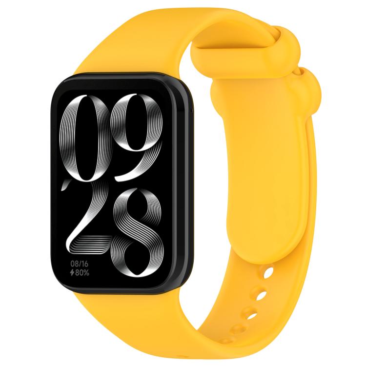 xDfind Solid Color Black Buckle Silicone Watch Band, For Xiaomi Band 9 Pro/8 Pro/Redmi Watch 5/4