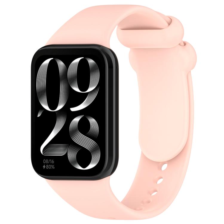 xDfind Solid Color Black Buckle Silicone Watch Band, For Xiaomi Band 9 Pro/8 Pro/Redmi Watch 5/4