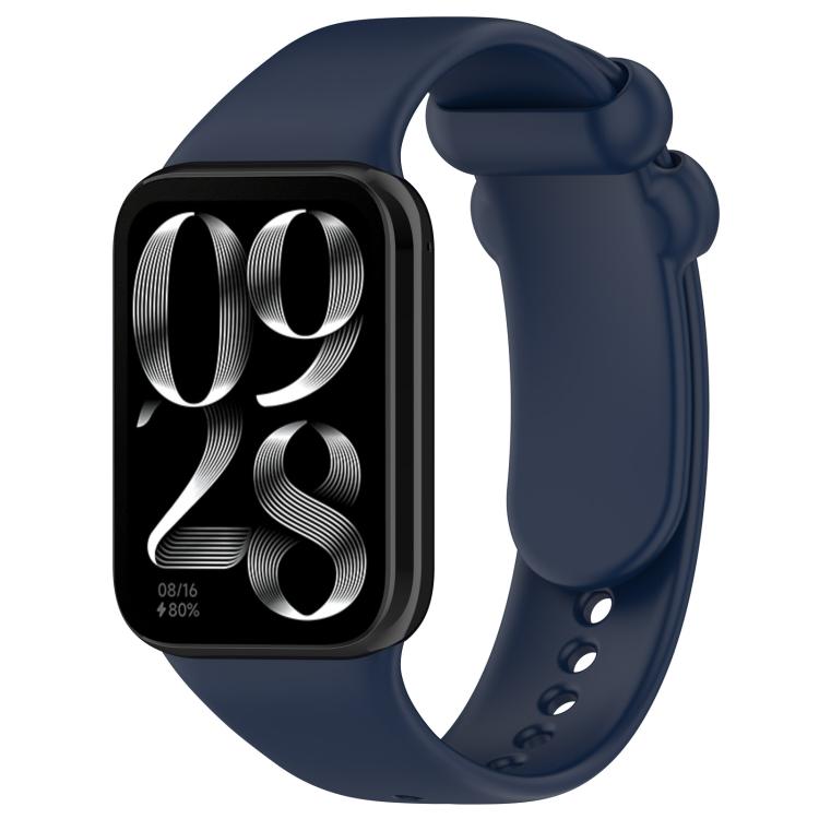 xDfind Solid Color Black Buckle Silicone Watch Band, For Xiaomi Band 9 Pro/8 Pro/Redmi Watch 5/4