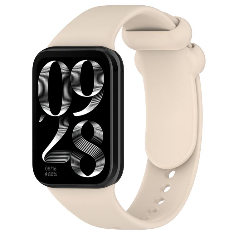 xDfind Solid Color Black Buckle Silicone Watch Band, For Xiaomi Band 10 Pro/9 Pro/Redmi Watch 6/5/4
