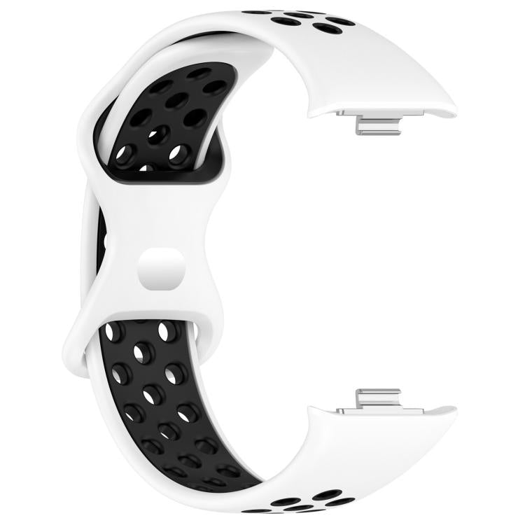 xDfind Dual Color Butterfly Buckle Silicone Watch Band
