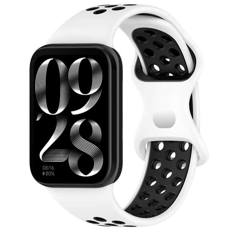 xDfind Dual Color Butterfly Buckle Silicone Watch Band