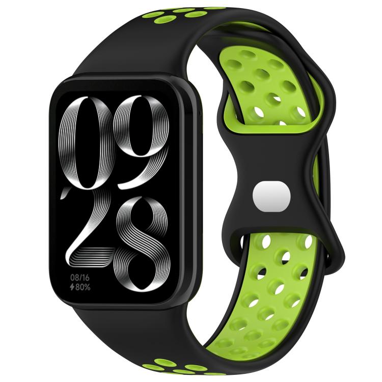xDfind Dual Color Butterfly Buckle Silicone Watch Band