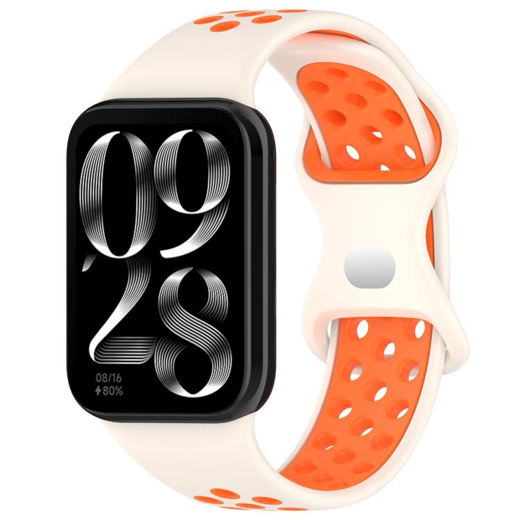 xDfind Dual Color Butterfly Buckle Silicone Watch Band