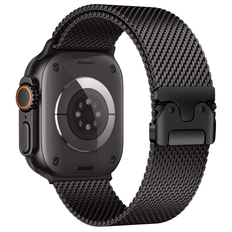 xDfind Umbrella Buckle Fine Mesh Milanese Stainless Steel Watch Band, For Apple Watch 42mm / 41mm / 40mm / 38mm Fine Mesh