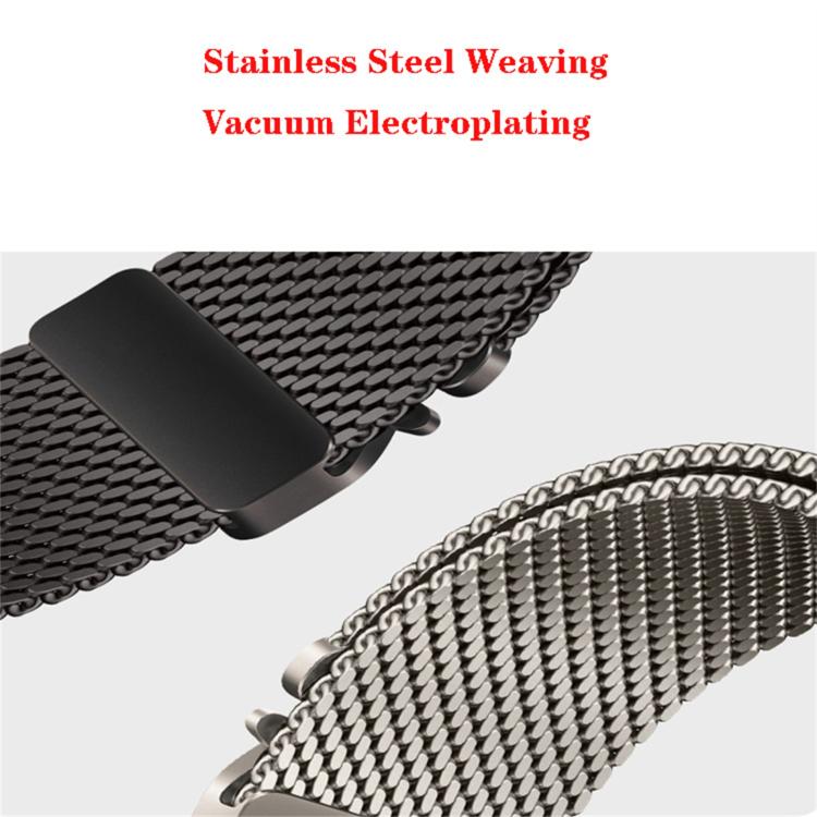 xDfind Umbrella Buckle Fine Mesh Milanese Stainless Steel Watch Band