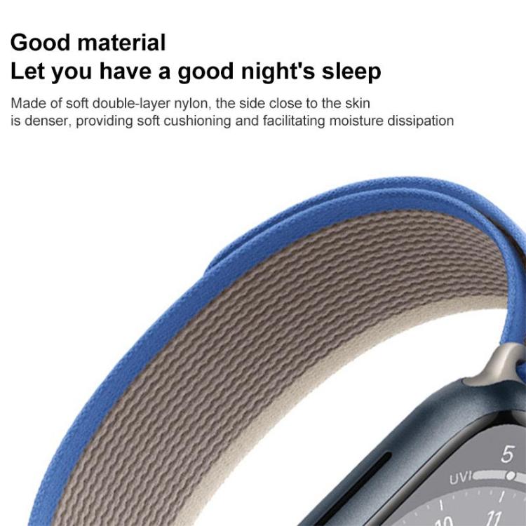 xDfind Dual-Section Loop Nylon Watch Band, For Apple Watch 42mm / 41mm / 40mm / 38mm