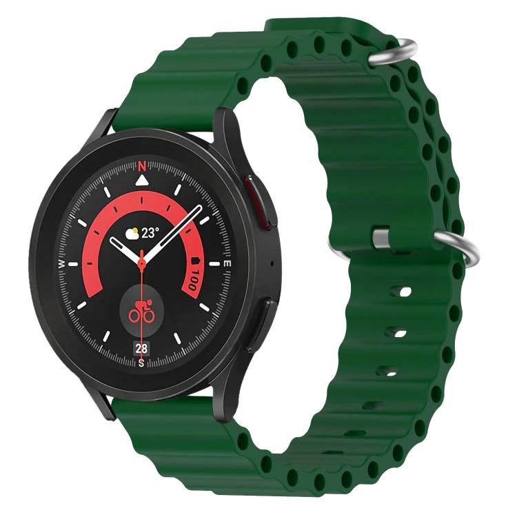 xDfind Ocean Style Silicone Solid Color Watch Band, 20mm