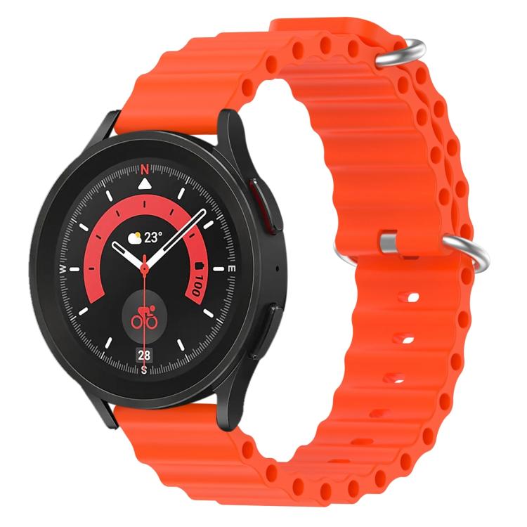 xDfind Ocean Style Silicone Solid Color Watch Band, 22mm