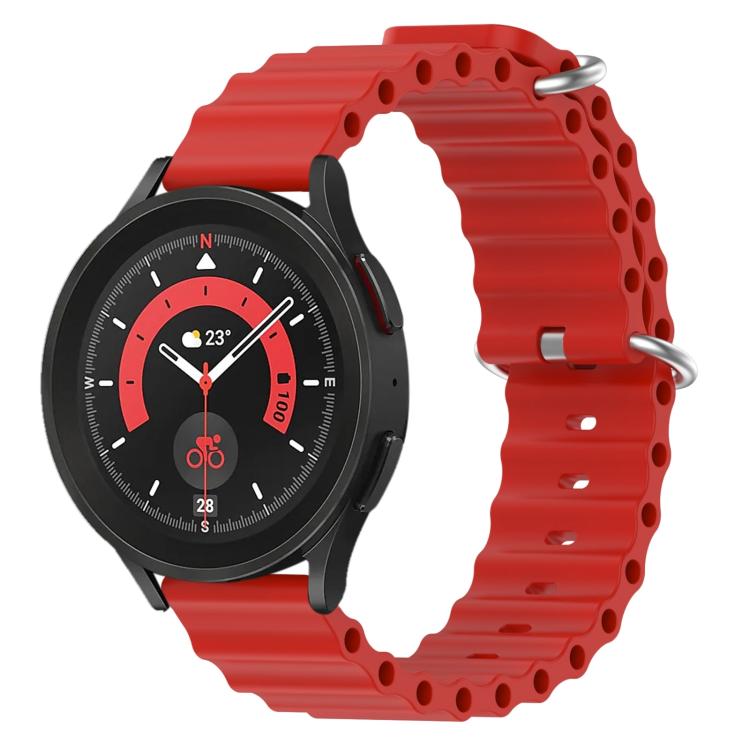xDfind Ocean Style Silicone Solid Color Watch Band, 22mm