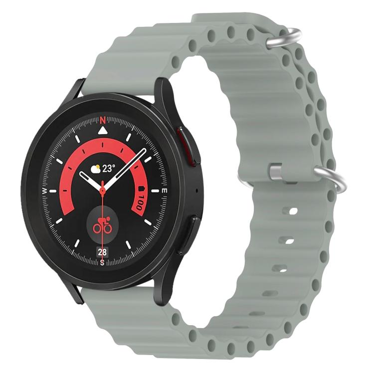 xDfind Ocean Style Silicone Solid Color Watch Band, 22mm