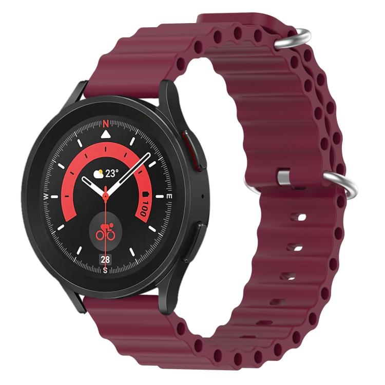 xDfind Ocean Style Silicone Solid Color Watch Band, 22mm