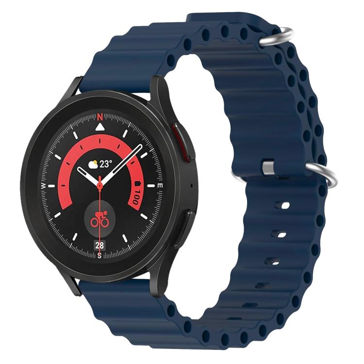 xDfind Ocean Style Silicone Solid Color Watch Band, 22mm