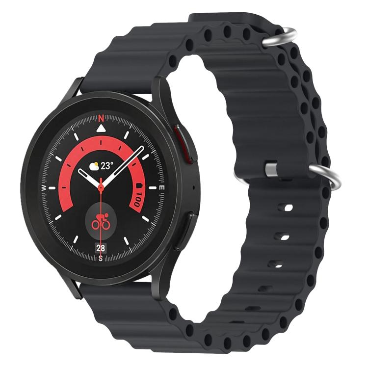 xDfind Ocean Style Silicone Solid Color Watch Band, 22mm