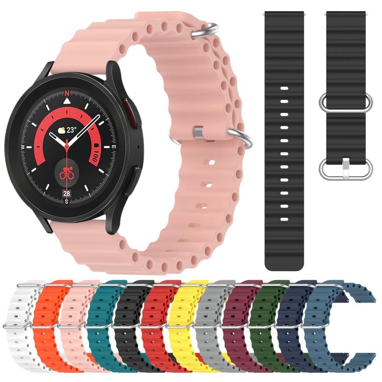 xDfind Ocean Style Silicone Solid Color Watch Band, 20mm