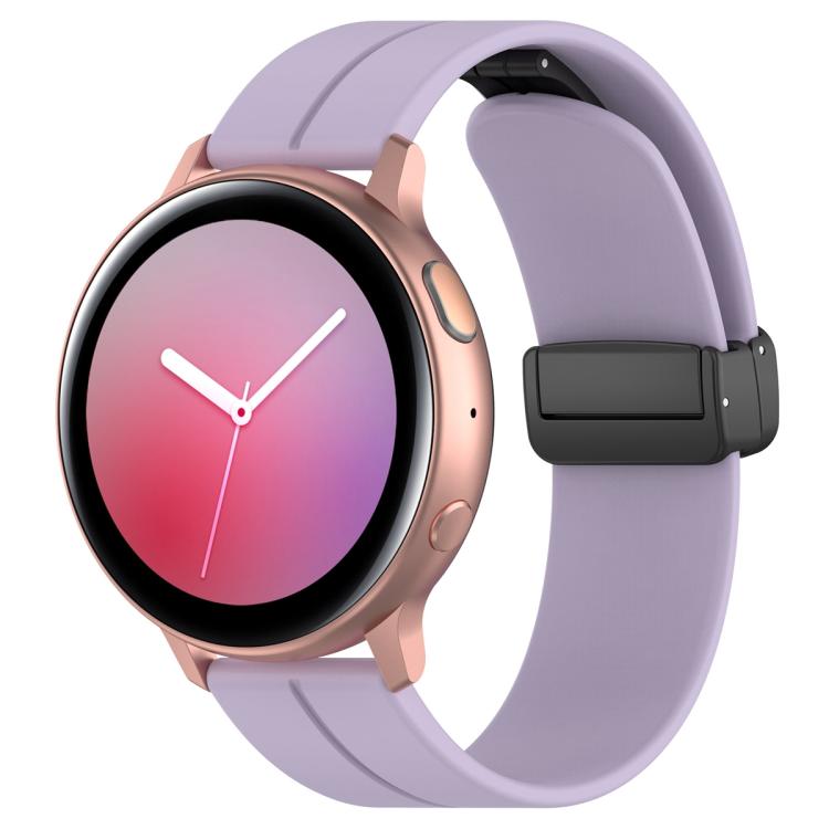 xDfind  Flat Head Groove Folding Black Buckle Silicone Watch Band