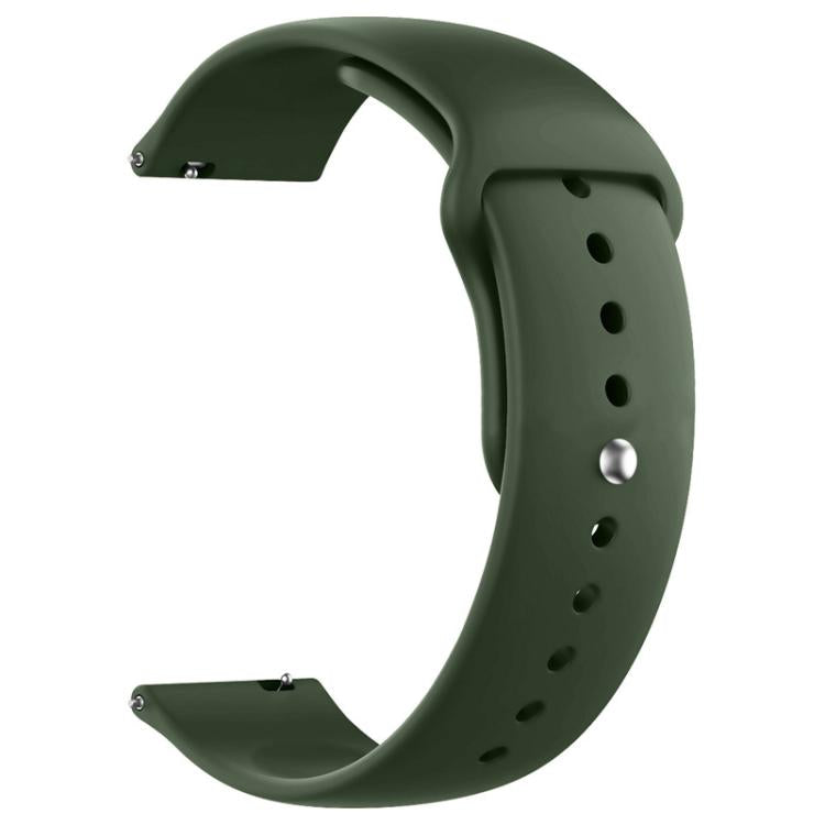 xDfind Pure Color Silicone Watch Band, 20mm