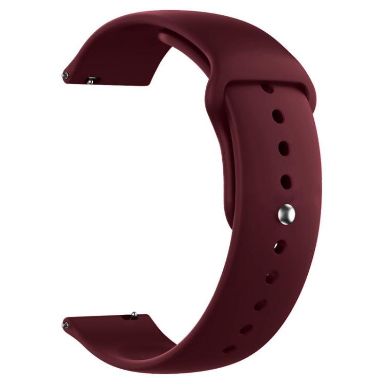 xDfind Pure Color Silicone Watch Band, 22mm