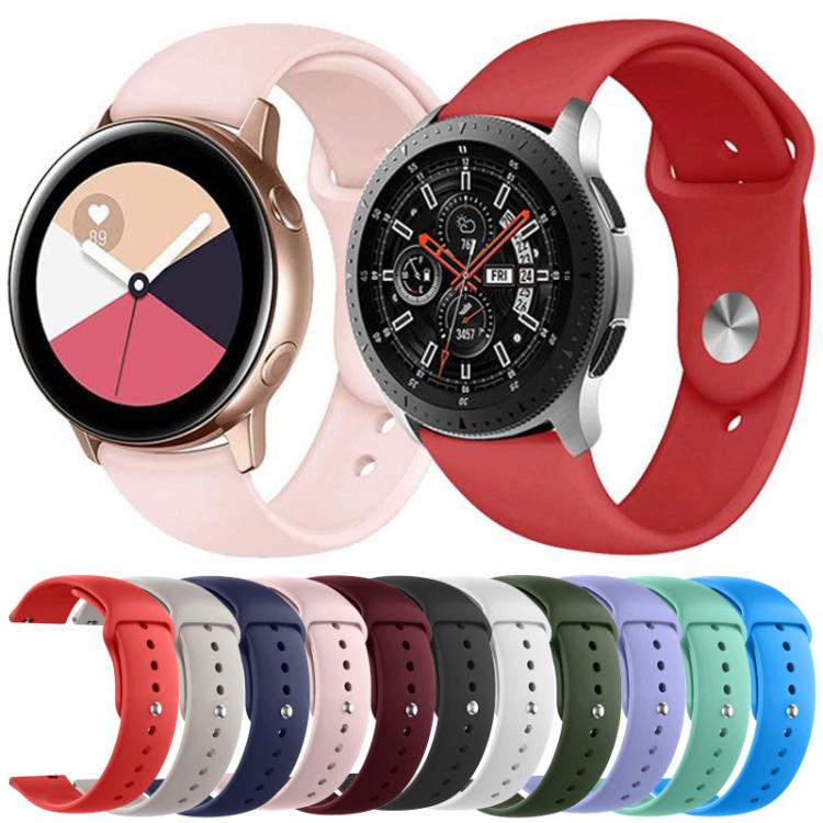 xDfind Pure Color Silicone Watch Band, 22mm