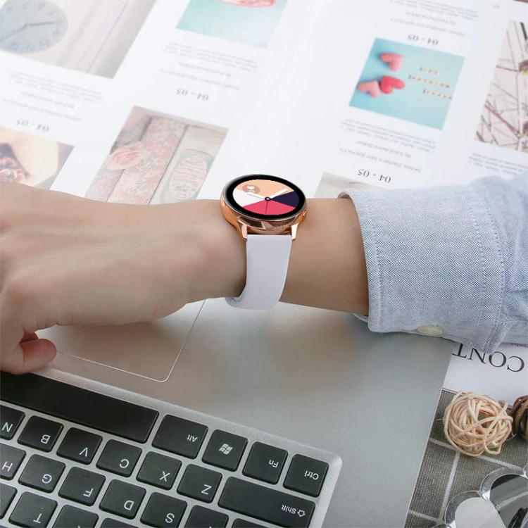 xDfind Pure Color Silicone Watch Band, 22mm