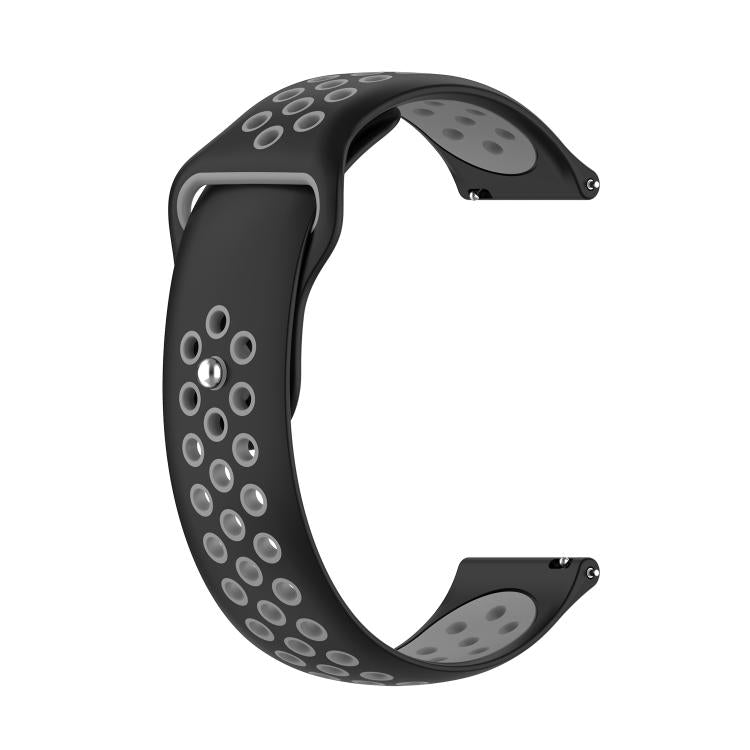 xDfind Two-color Silicone Watch Band, 20mm