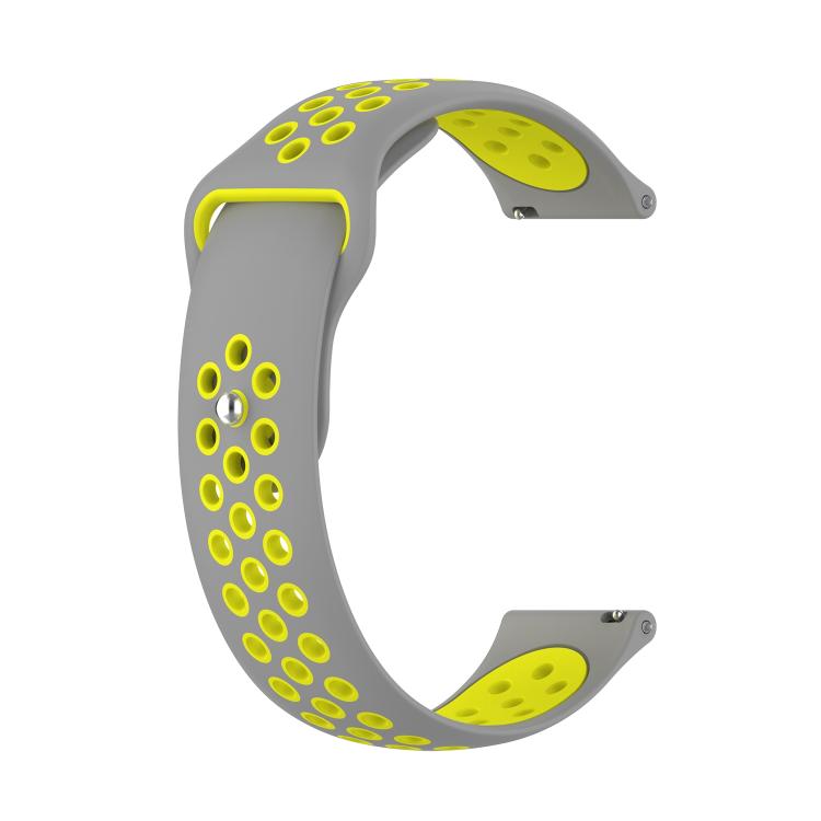 xDfind Two-color Silicone Watch Band, 20mm