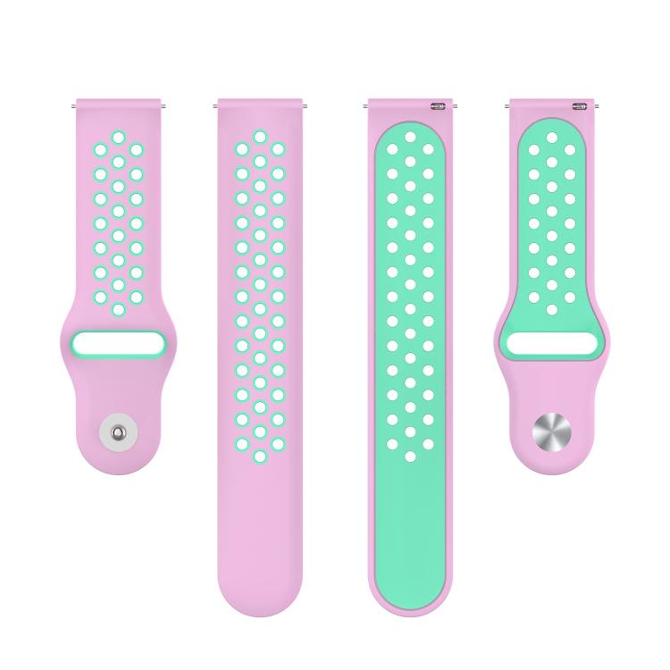 xDfind Two-color Silicone Watch Band, 22mm