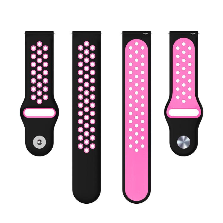 xDfind Two-color Silicone Watch Band, 22mm