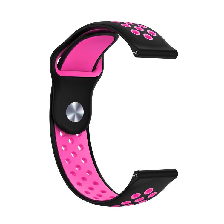 xDfind Two-color Silicone Watch Band, 22mm