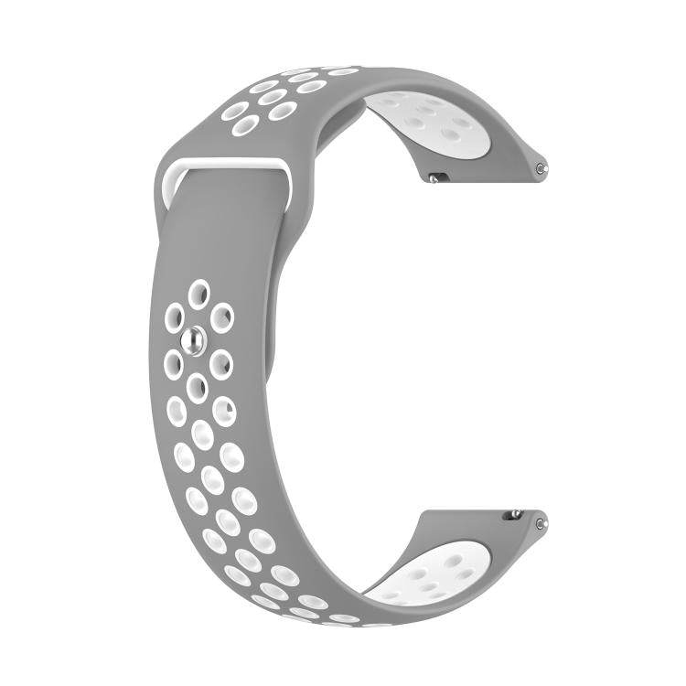 xDfind Two-color Silicone Watch Band, 22mm