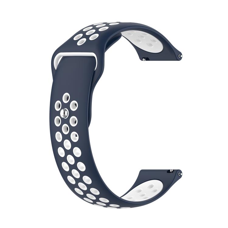 xDfind Two-color Silicone Watch Band, 22mm