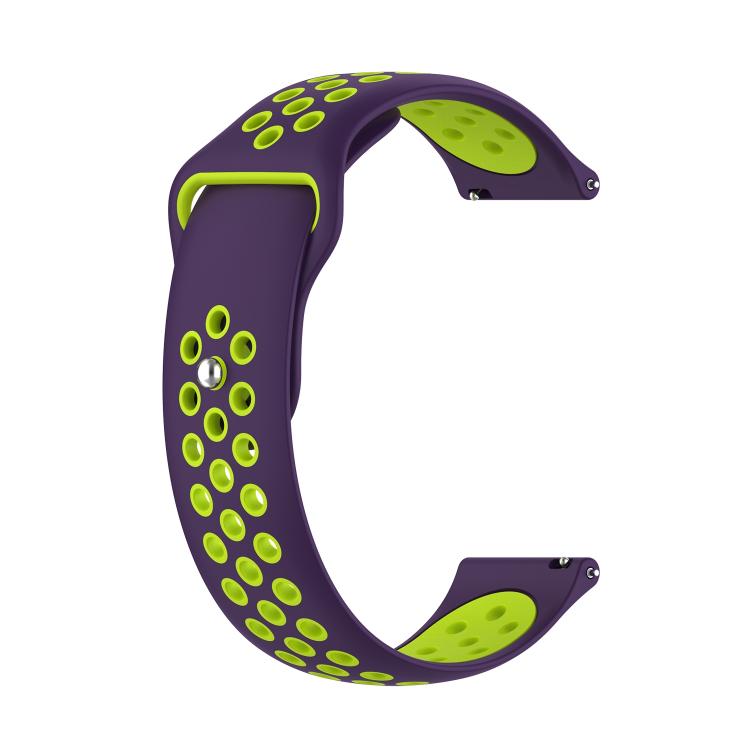 xDfind Two-color Silicone Watch Band, 22mm