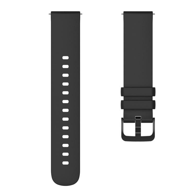 xDfind Flat Pure Color Silicone Watch Band, 20mm