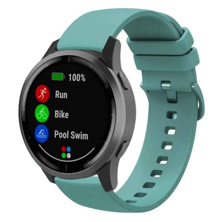 xDfind Flat Pure Color Silicone Watch Band, 18mm