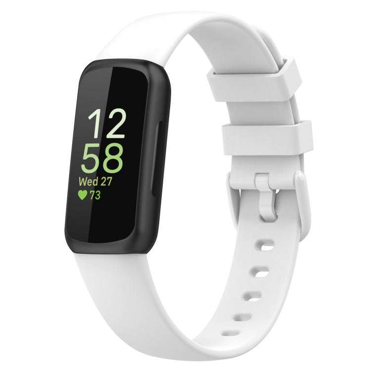 For Fitbit Inspire 3 xDfind Solid Color Silicone Watch Band, S