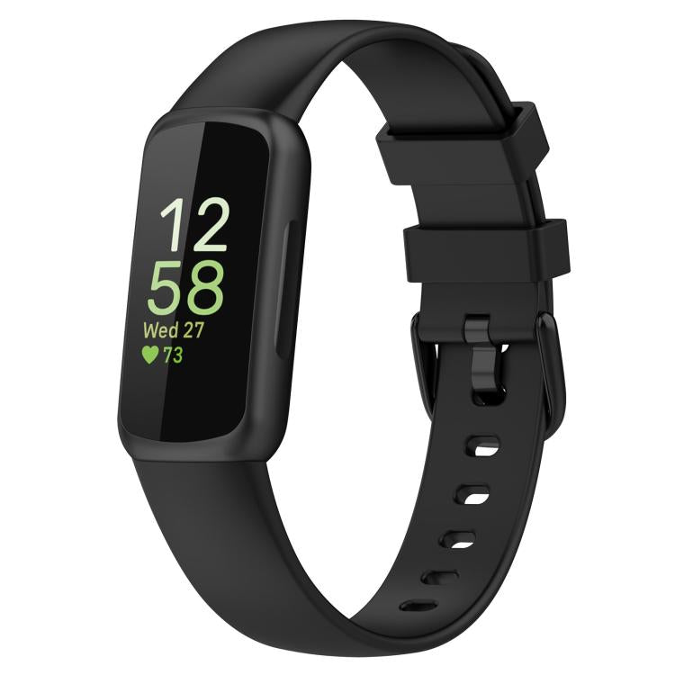 For Fitbit Inspire 3 xDfind Solid Color Silicone Watch Band, S