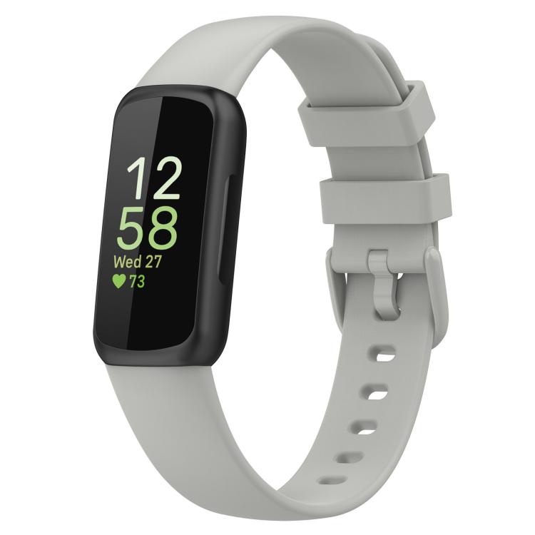 For Fitbit Inspire 3 xDfind Solid Color Silicone Watch Band, S