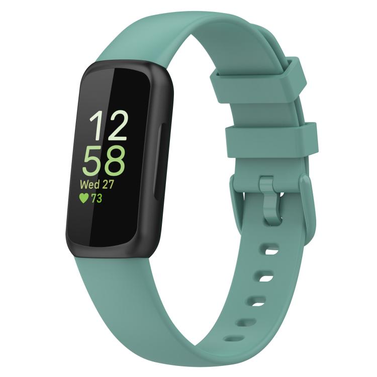 For Fitbit Inspire 3 xDfind Solid Color Silicone Watch Band, L