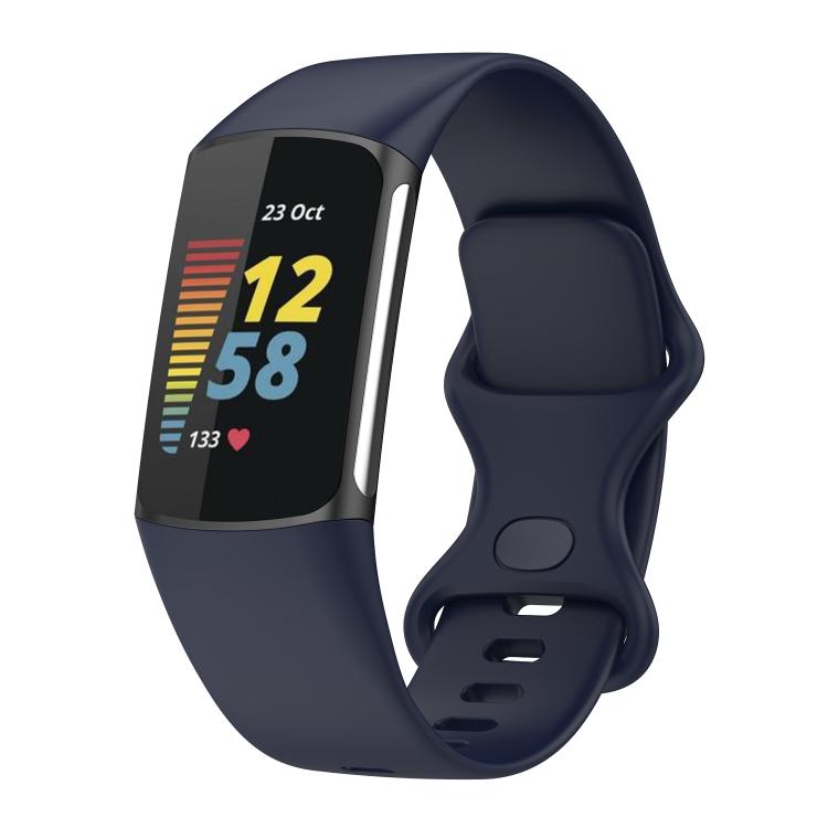 For Fitbit Charge 6 / 5 xDfind Silicone Watch Band, S