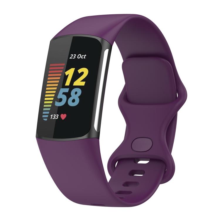 For Fitbit Charge 6 / 5 xDfind Silicone Watch Band, S