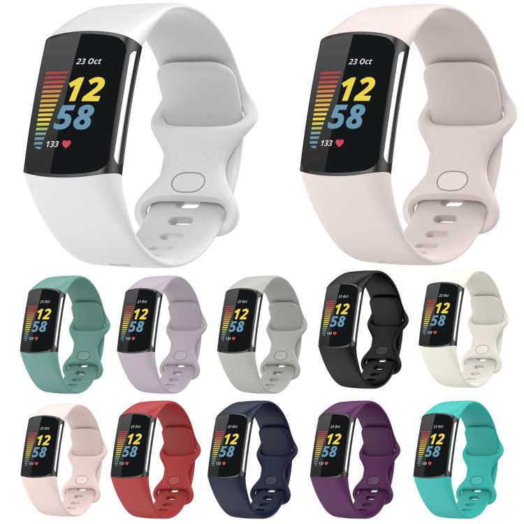 For Fitbit Charge 6 / 5 xDfind Silicone Watch Band, S