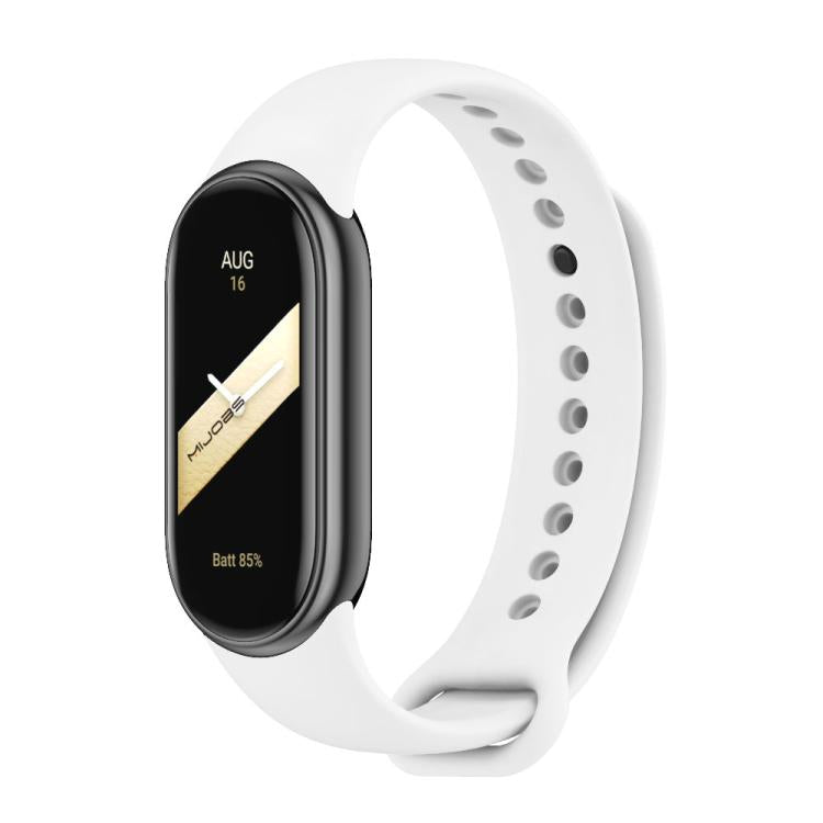xDfind Metal Buckle Solid Color Silicone Watch Band
