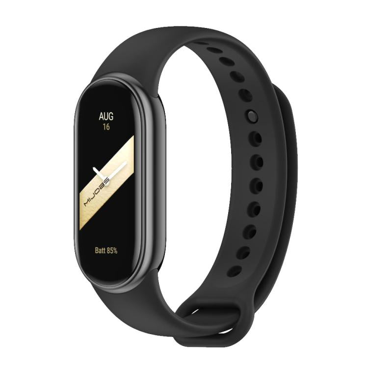 xDfind Metal Buckle Solid Color Silicone Watch Band
