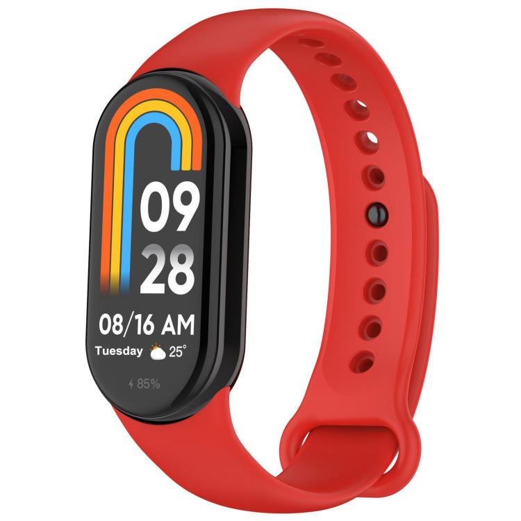 xDfind Metal Buckle Solid Color Silicone Watch Band