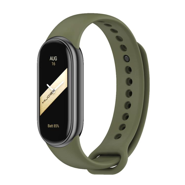 xDfind Metal Buckle Solid Color Silicone Watch Band