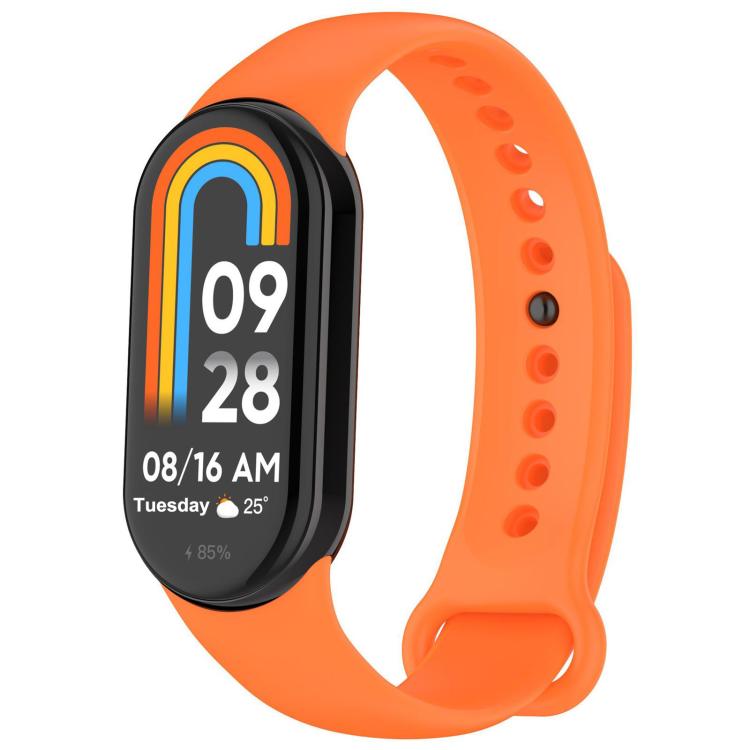 xDfind Metal Buckle Solid Color Silicone Watch Band